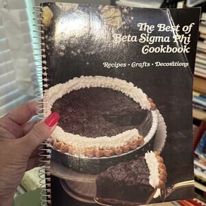 The Best Of Beta Sigma Phi Cookbook 1991 Good‎ Condition